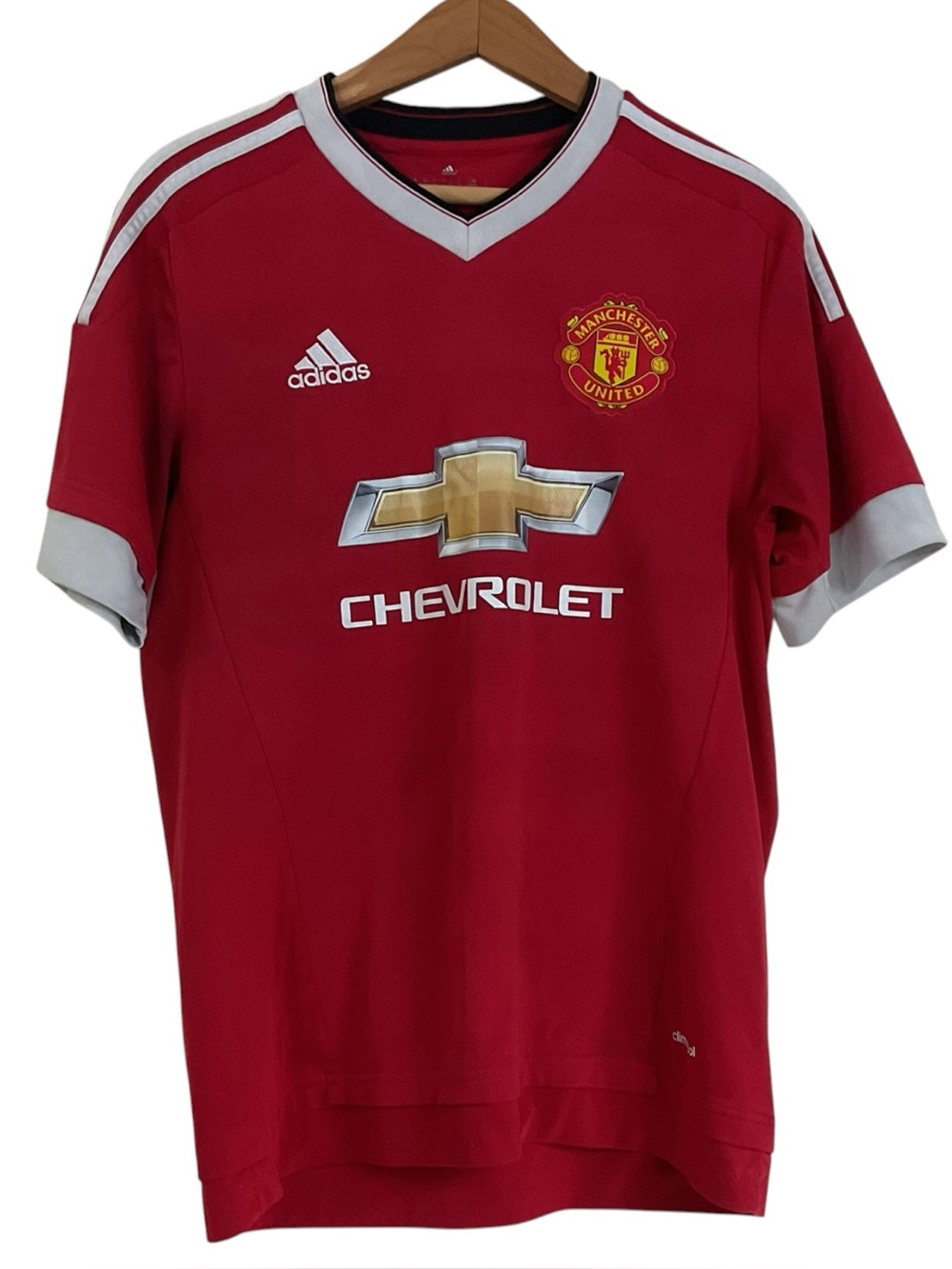 Adidas Manchester United 2015-16 Home Jersey Men’s Medium Red ClimaCool
